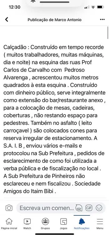 Calçadão - Dr. Castello